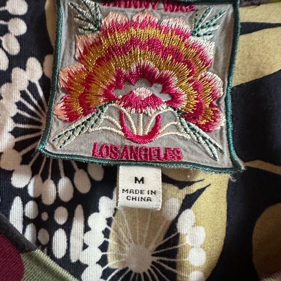 Johnny Was SIERRA floral Mixed Print Long Sleeve Tunic Top | Size M - Picture 3 of 6